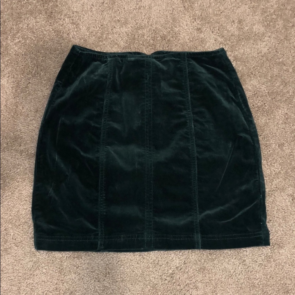 Suede Skirt